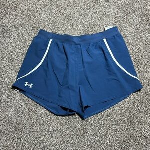 Under Armour women’s medium running athletic workout shorts lined